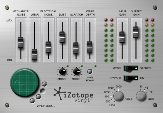 Izotope Vinyl はアナログレコードのノイズを生成するフリープラグイン すごく便利 Mitchie Mのブログ