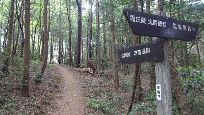 霞丘陵ハイキング コース