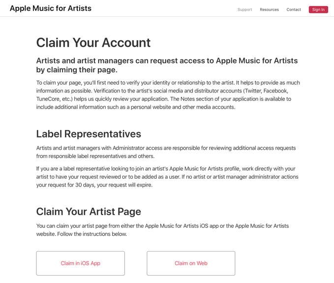 apple music for artists