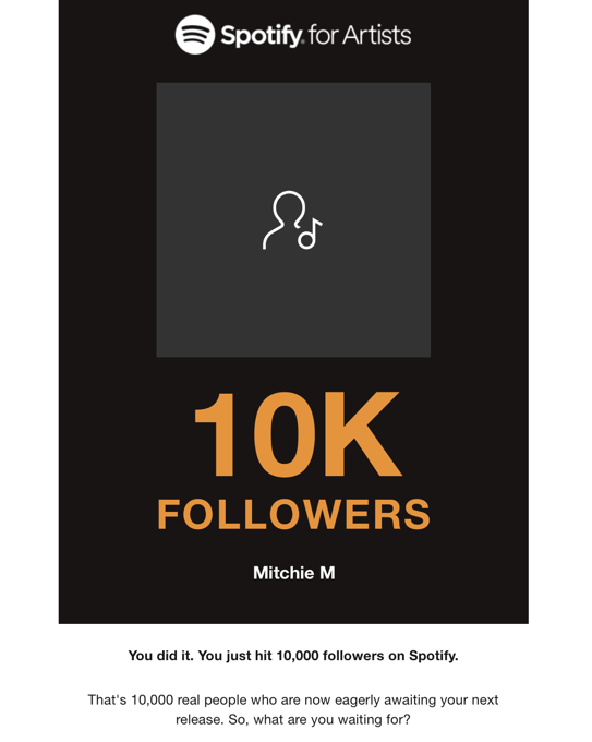 spotify followers 10k